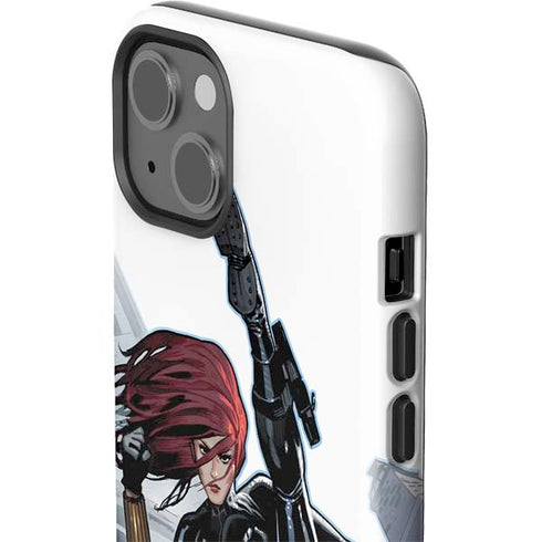 Marvel Black Widow High Kick iPhone 15 Impact Case